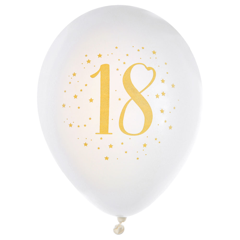 18 Års Ballonger Stjärnor