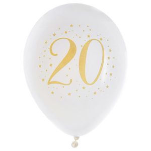 20 Års Ballonger Stjärnor