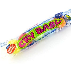 Dubble Bubble Cry Baby Sour Gum 4 Ball Tube