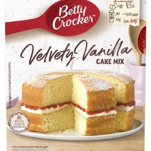 Betty Crocker Velvety Vanilla Cake Mix EU 425g