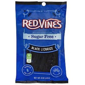 Red Vines Sugar Free Black Licorice 142g