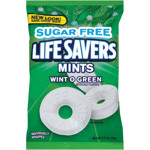 Lifesavers Wint O Green Sugar Free 78g