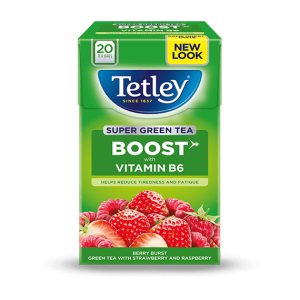 Tetley Super Green Tea Boost Berry Burst 20-Pack