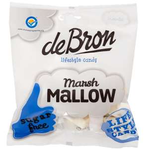de Bron Marshmallows Sockerfria 75g