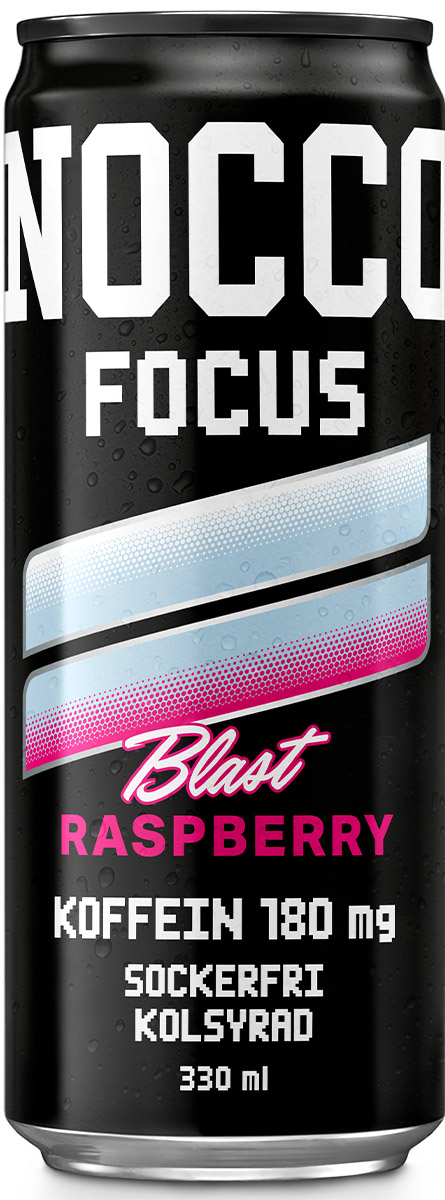 NOCCO Focus 3 Raspberry Blast 33cl