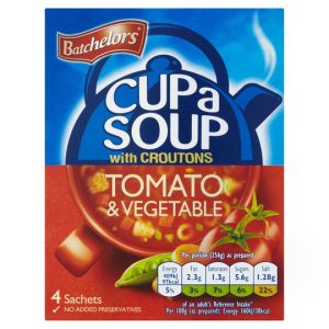 Batchelors Cup a Soup w. Tomato & Vegetable 104g