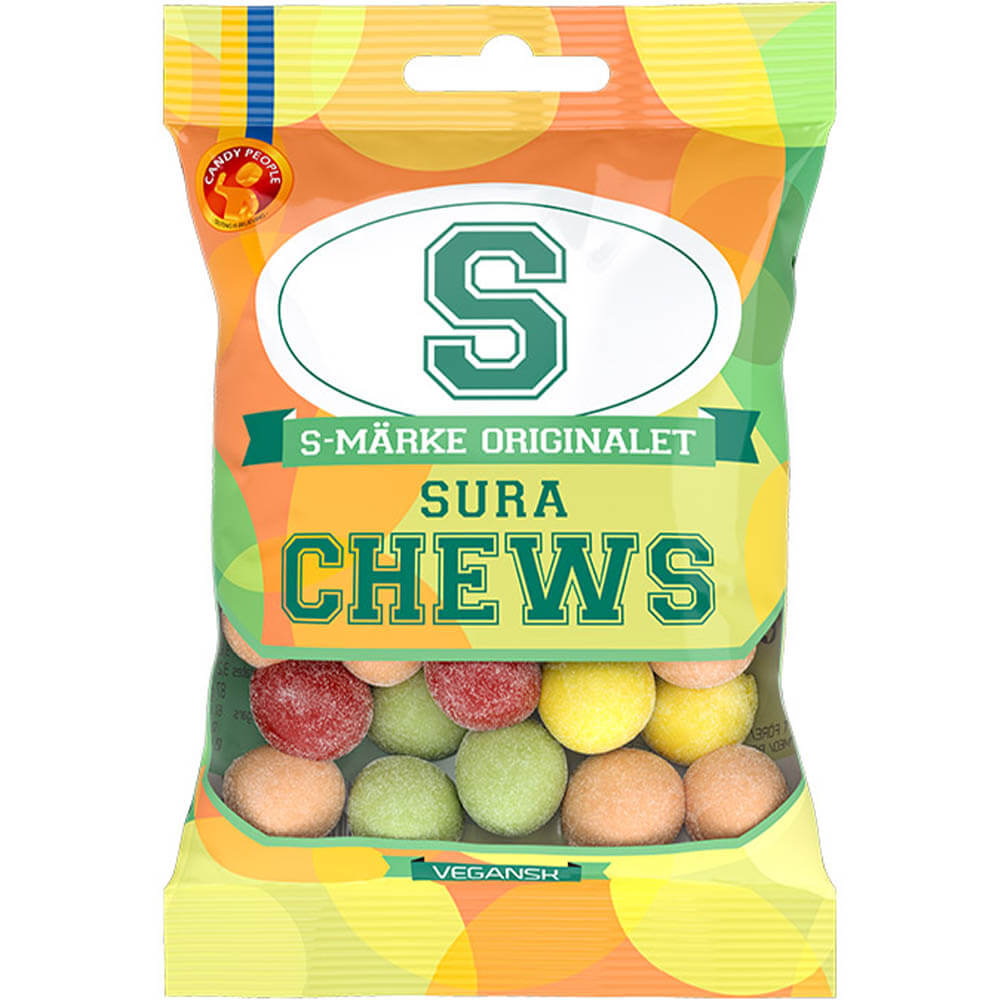 S-Märke Chews Sura 70g