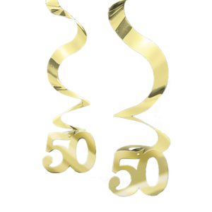 Swirls 50 Guld - 5-pack