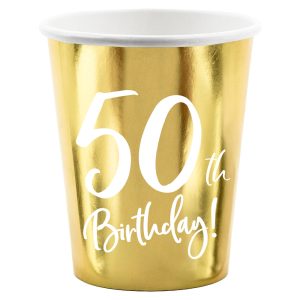 50th Birthday Muggar Guld