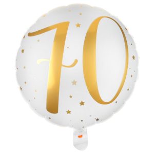 70 Års Folieballong Stjärnor