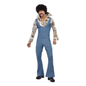 70-tals Groovy Dancer Maskeraddräkt - X-Large