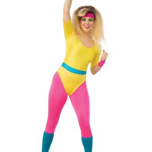 80-Tals Aerobics Maskeraddräkt