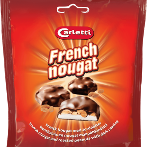 Carletti Fransk Nougat med Jordnötter 100g