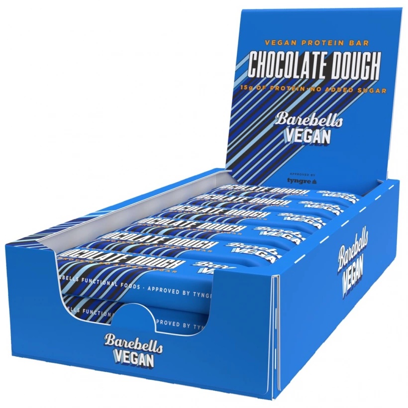 Barebells Protein Bar Vegan - Chocolate Dough 55g x 12st (hel låda)