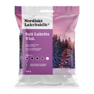 Nordiskt Lakritskök - Salt Lakrits Viol 150g(BF:2025-03-01)