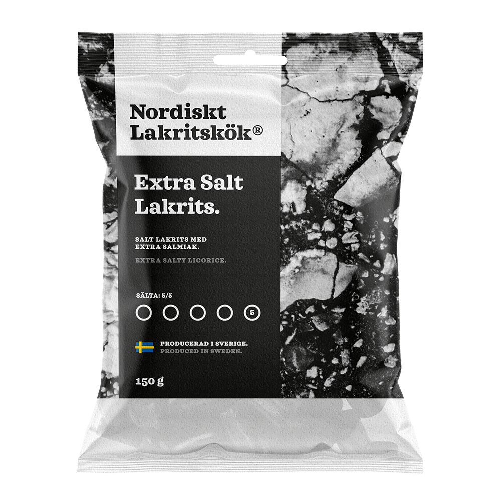 Nordiskt Lakritskök - Extra Salt Lakrits 150g