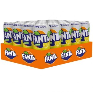 Fanta Lemon Zero 33cl x 20st (helt flak)