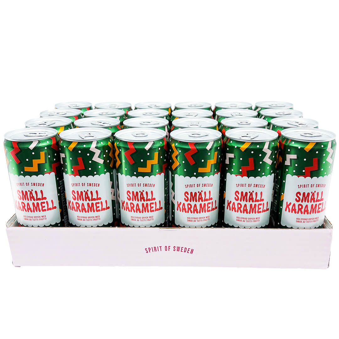 Smällkaramell Läsk 33cl x 24st (helt flak)