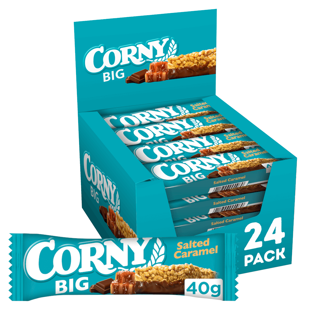 Corny Big Salt Caramel 40g x 24st (hel låda)