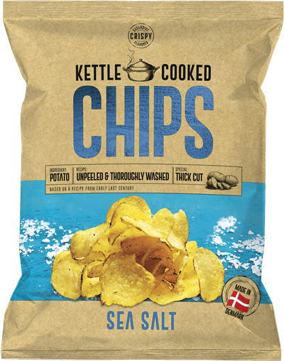 Kettle Cooked Sea Salt Chips 150g