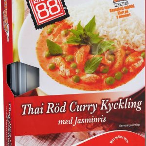 Kitchen 88 - Thai Röd Curry Kyckling med Ris 320g