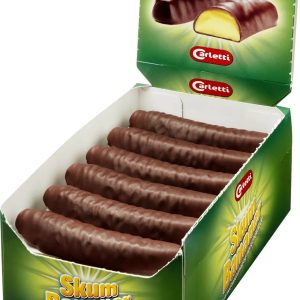 Carletti Skumbananer oinslagen 25g x 18st (hel låda)