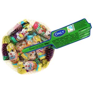 ONLY Milk Chocolate Easter Bunnies with Milk Cream 84g