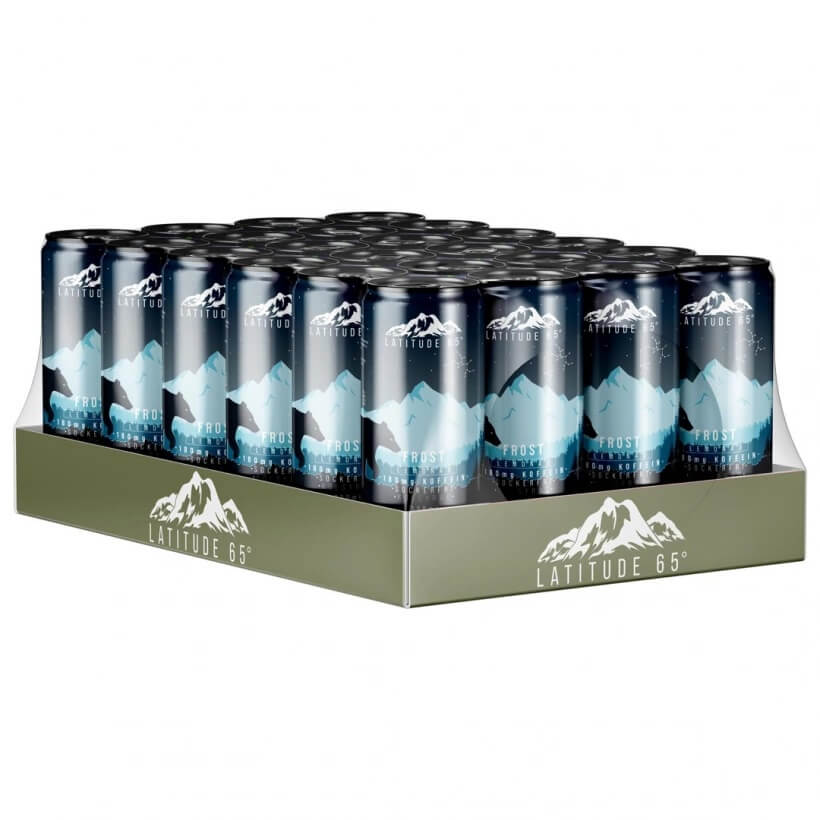 Latitude 65 Frost - Lemonad 33cl x 24st (helt flak)
