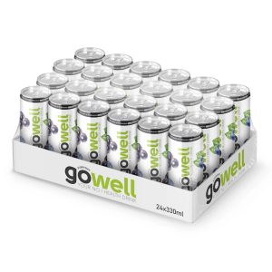 Gowell Blackcurrants & Blueberry 33cl x 24st