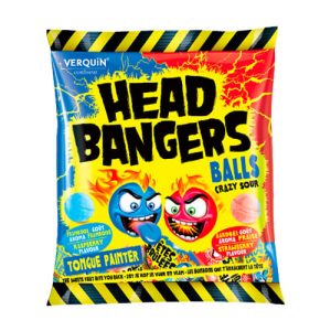 Head Bangers Balls Crazy Sour Straw/Rasp 180g