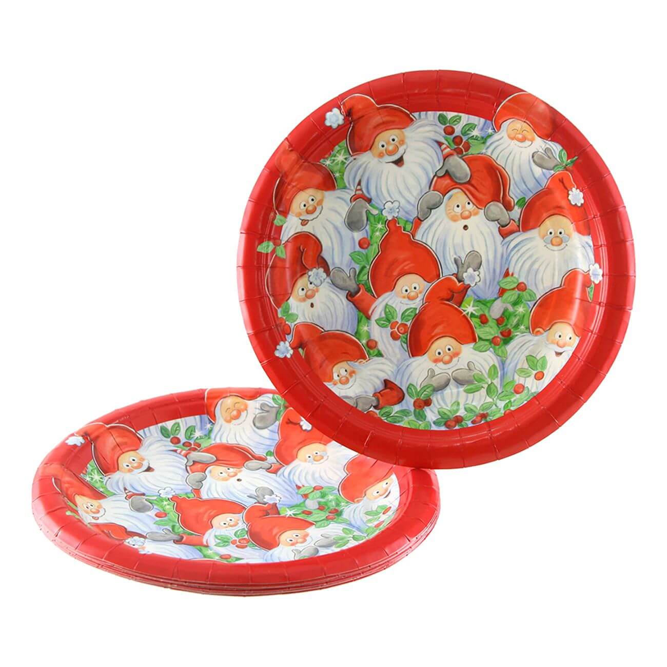 Pappersassietter Tokiga Tomtar 8-pack