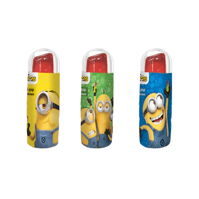 Minions Twist Pop With Stickers 15g (1st)