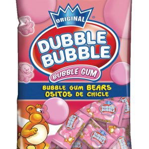 Dubble Bubble Strawberry Bears Gum 85g
