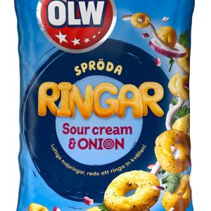OLW Ringar Sour Cream & Onion 85g
