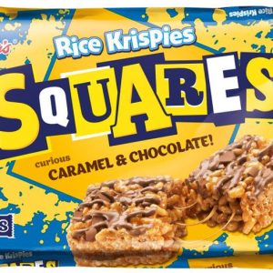 Kelloggs Rice Krispies Squares Caramel & Chocolate 144g