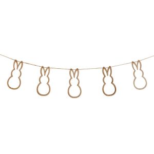 Girlang i Trä Kaniner