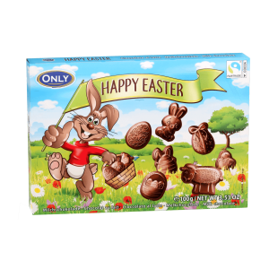 ONLY Milk Chocolate Happy Easter Figures 100g