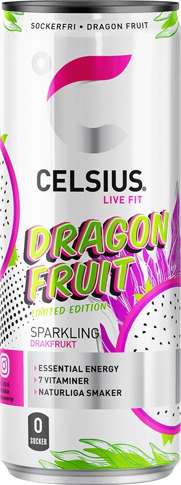 Celsius Dragon Fruit 355ml