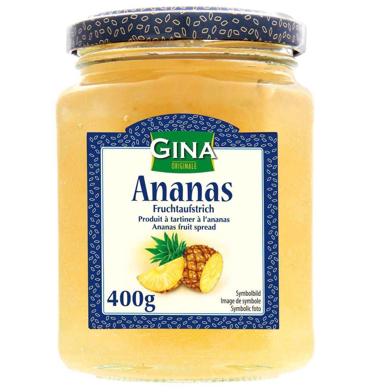 Gina Pineapple Fruit Spread 400g