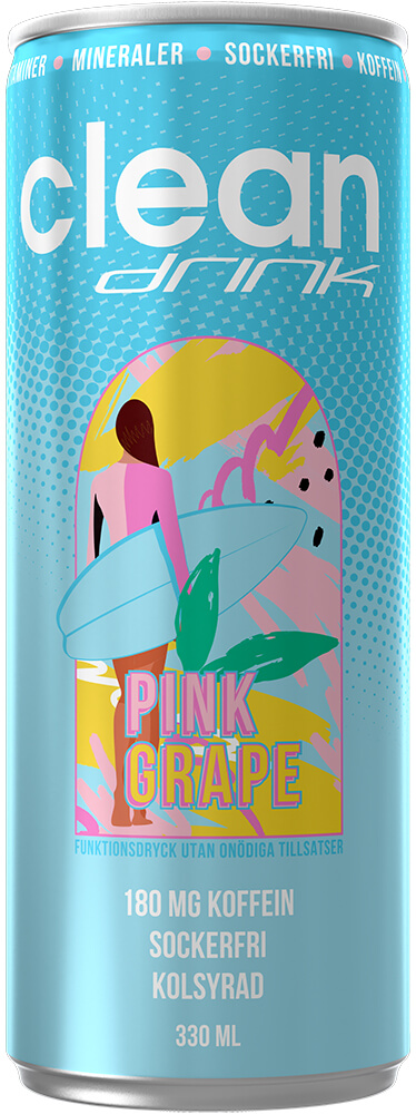 Clean Drink - Pink Grape 33cl