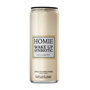Homie Wake Up Synbiotic Äpple/Fläder 33cl