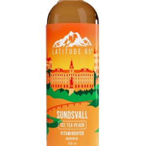 Latitude 65 Vitamindryck - Sundsvall Peach Ice Tea 50cl