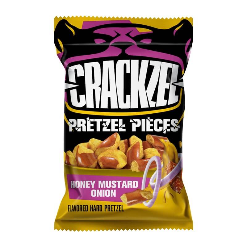 Crackzel Pretzel Honey Mustard and Onion 85g(BF:2025-03-11)