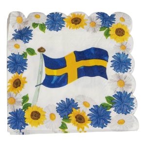 Servetter Svensk Sommar 16-pack