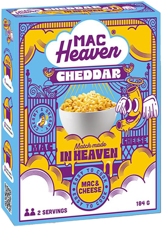 Mac Heaven Cheddar 184g
