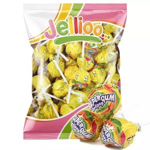Super Gum Lollipop Gum Lemon 53st