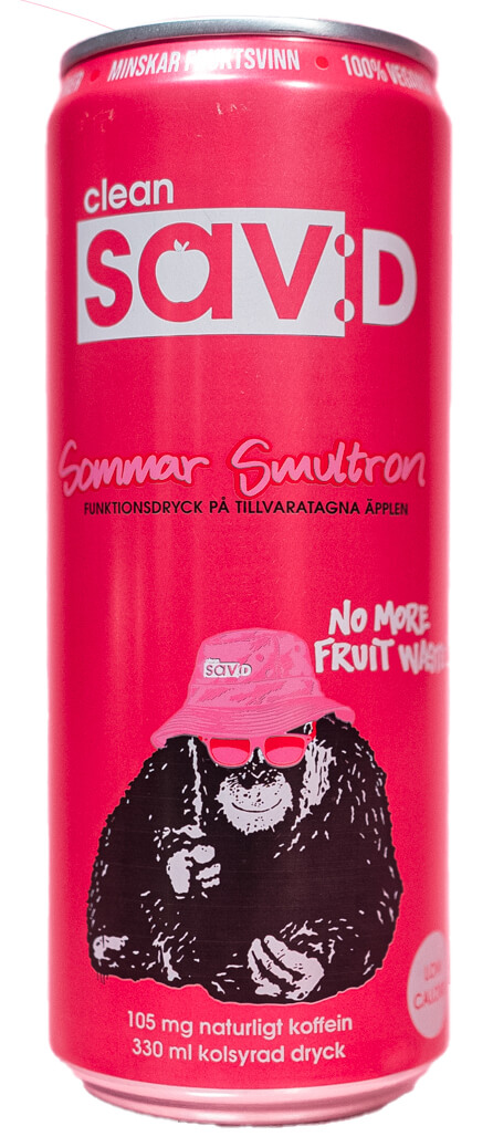 Clean Drink Sav:D - Smultron 33cl