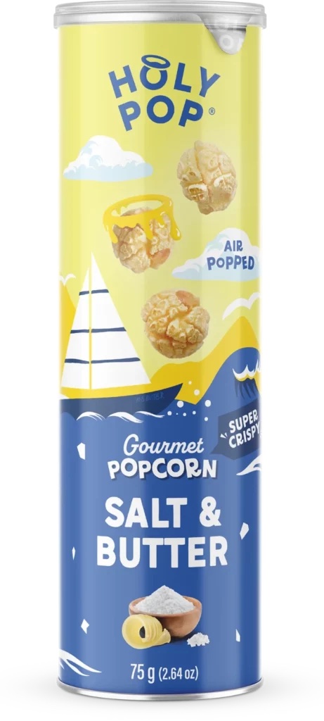 Holy Pop Popcorn - Salt & Butter 75g