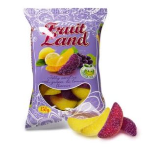 Fruit Land - Fruktmarmelad med Druva & Citron 150g