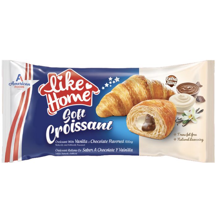 Like Home Soft Croissant Vanilla & Chocolate 40g(BF:2025-02-28)